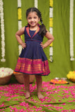Jayanti Blue Frock Mini (Set of 2)