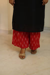 Daisy Black and Red Kurti Set