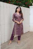 Ananya Violet Kurti Set