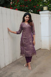 Ananya Violet Kurti Set