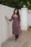 Ananya Violet Kurti Set