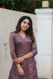 Ananya Violet Kurti Set