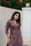 Ananya Violet Kurti Set