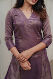 Ananya Violet Kurti Set