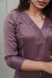 Ananya Violet Kurti Set