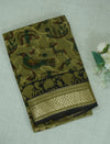 Moss Green Chettinad Cotton Saree