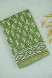 Green Printed Chettinad Cotton Saree