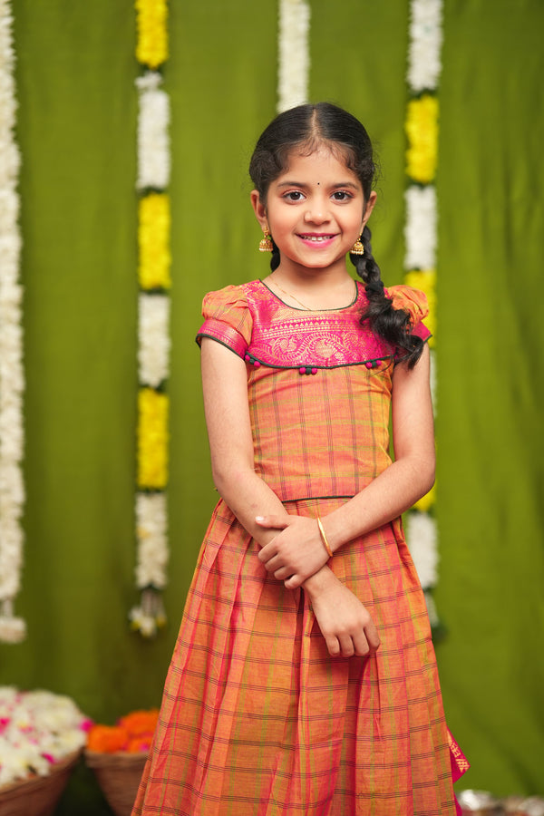 IMD - Samaira Yellow Lehenga Mini (Set of 2)