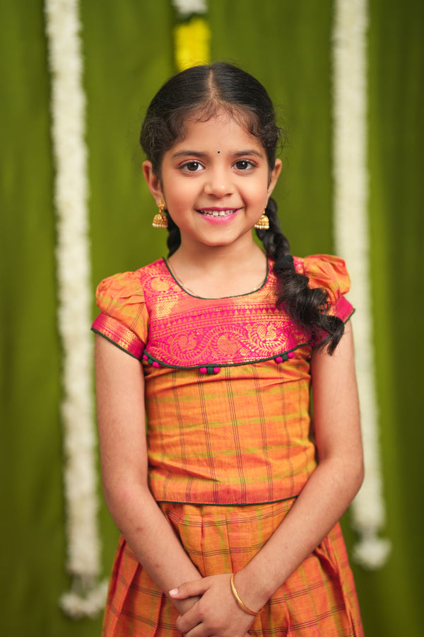 IMD - Samaira Yellow Lehenga Mini (Set of 2)