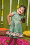 Charita Pastel green Frock Mini