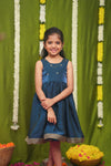 Mrinalini Blue Frock Mini