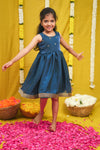 Mrinalini Blue Frock Mini