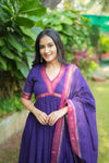 Avanti Royal Purple Anarkali Kurta Set