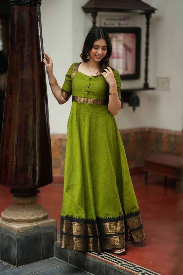 Suhasini Green Maxi Dress