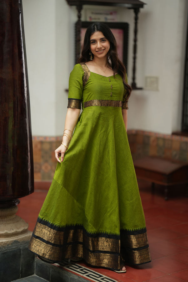 Suhasini Green Maxi Dress