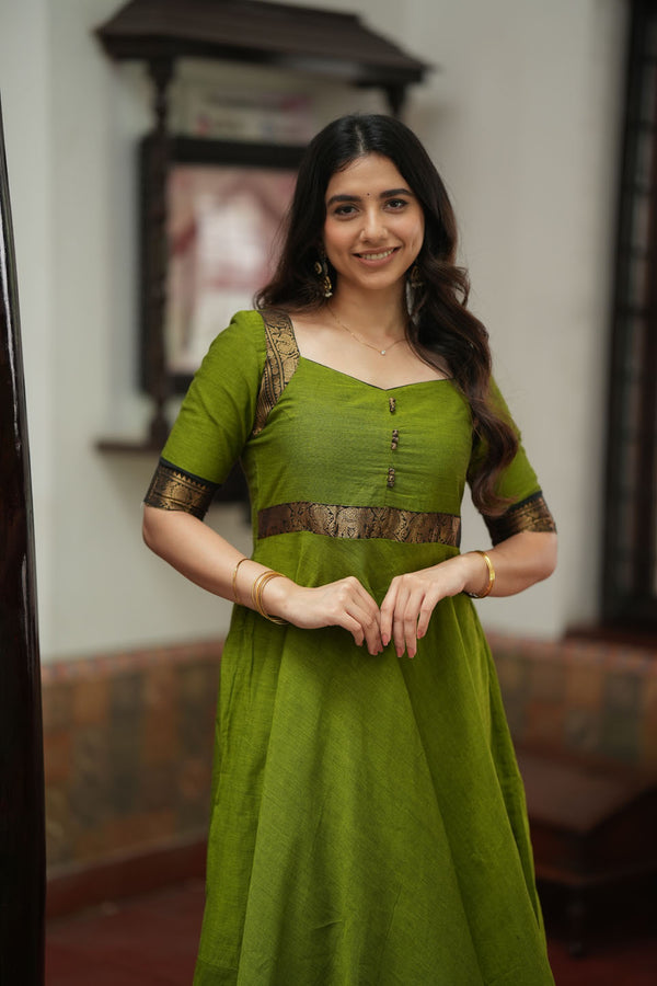 Suhasini Green Maxi Dress