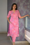 Kamali Pink Kurti Set