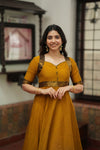 Suhasini Mustard Maxi Dress