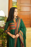 Vanika Green Handloom Kurta Set