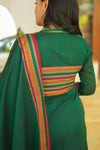 Vanika Green Handloom Kurta Set