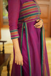 Vanika Magenta Handloom Kurta Set