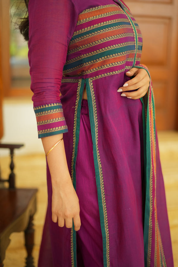Geetanjali Magenta Mom & Me Set
