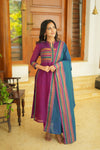 Vanika Magenta with Teal Mom & Me Set