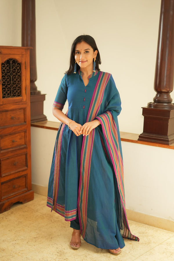 Geetanjali Teal Mom & Me Set