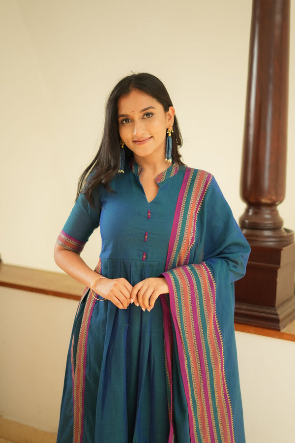 Geetanjali Teal Mom & Me Set