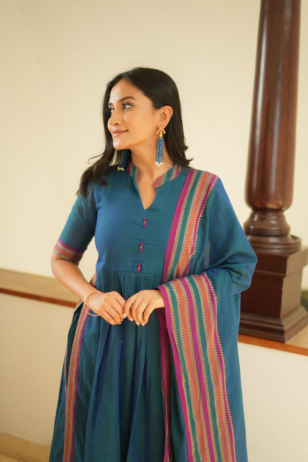 Geetanjali Teal Mom & Me Set