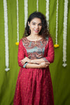 Vedha Red Co-ord Set (Set of 2)