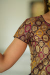Tashi Purple Croptop Skirt Set