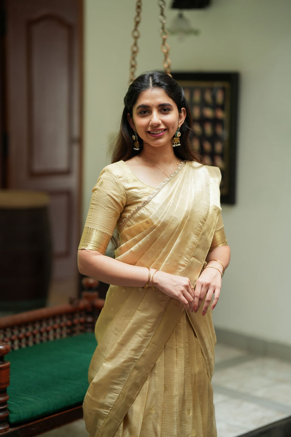 Sarasvati Gold Halfsaree