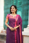 Tamizh Violet Kurti Set (Set of 2)