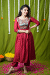 Vedha Red Co-ord Set (Set of 2)