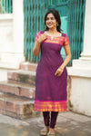 Tamizh Violet Kurti Set (Set of 2)