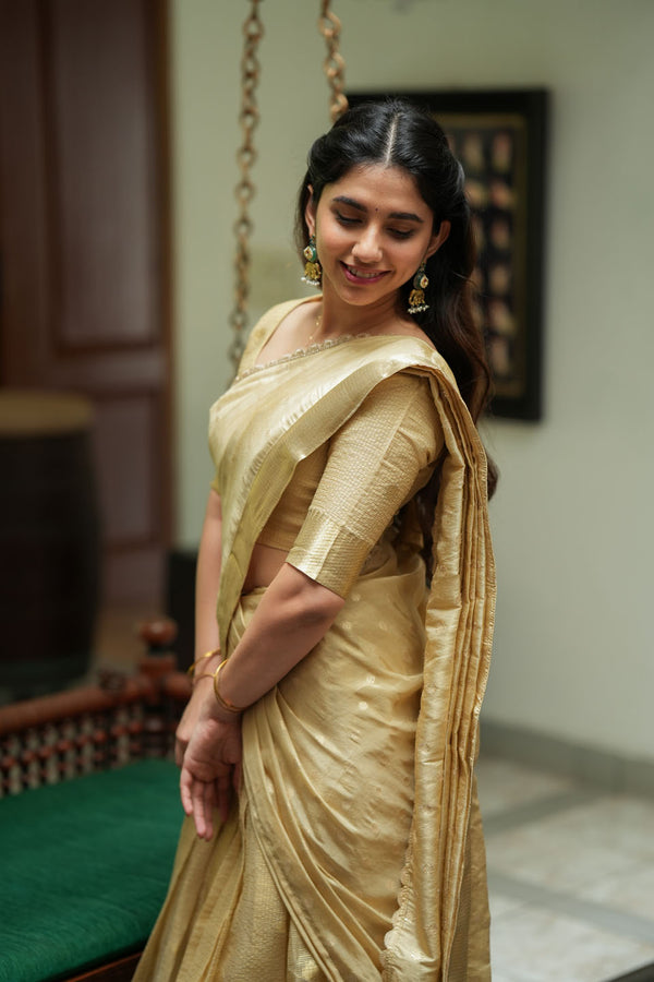 Sarasvati Gold Halfsaree