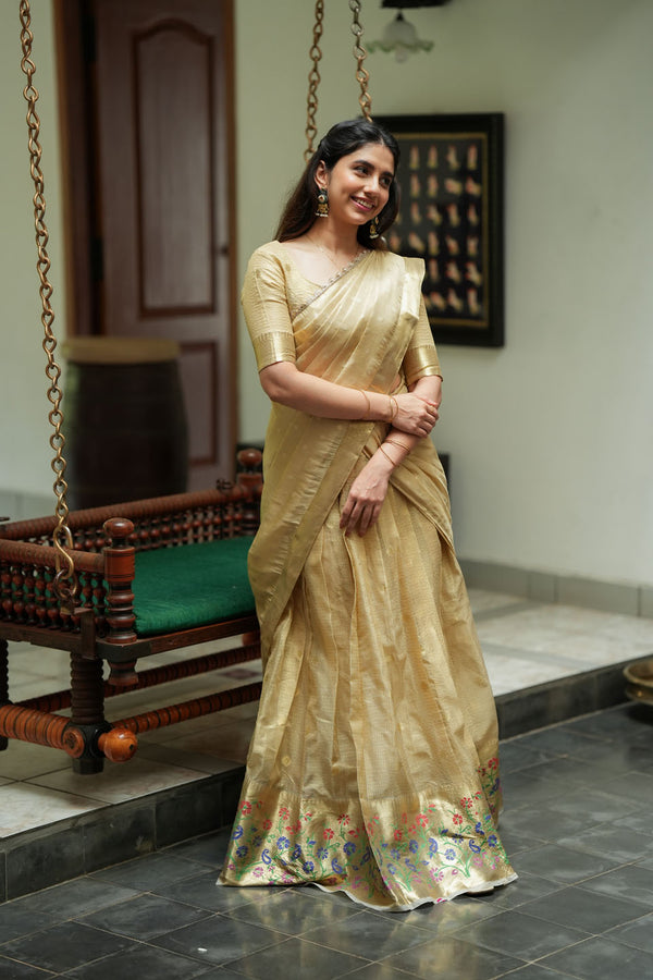 Sarasvati Gold Halfsaree