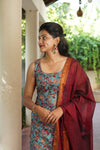 Prathana Teal & Maroon Mom & Me