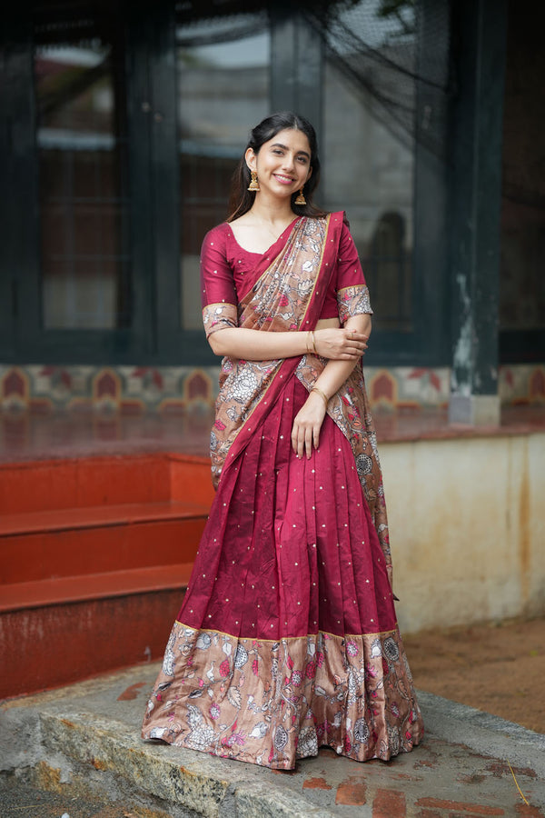 Manaswini Red Lehenga Set