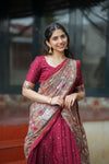 Manaswini Red Lehenga Set