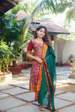 Prathana Maroon & Green