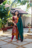 Prathana Maroon & Green