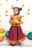 Shanmathi Maroon & Mustard Mini