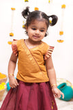 Shanmathi Maroon & Mustard Mini