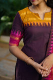 Kayal Wine Kurti set (Set of 2)