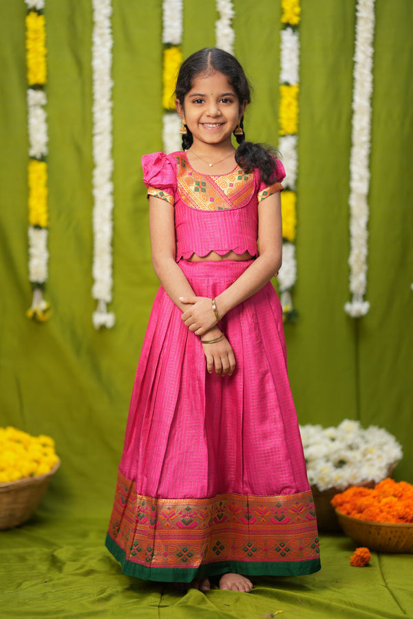Vaishali Pink Mom & Me Set