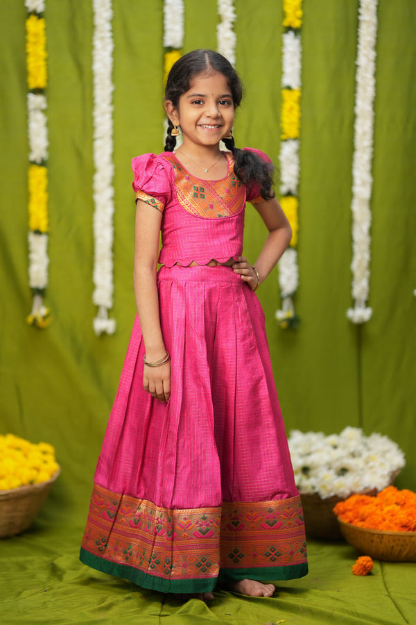 Hamsini Pink lehenga mini