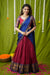 Esha Red check Halfsaree (Set of 3)