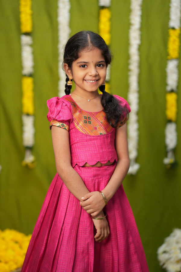 Hamsini Pink lehenga mini